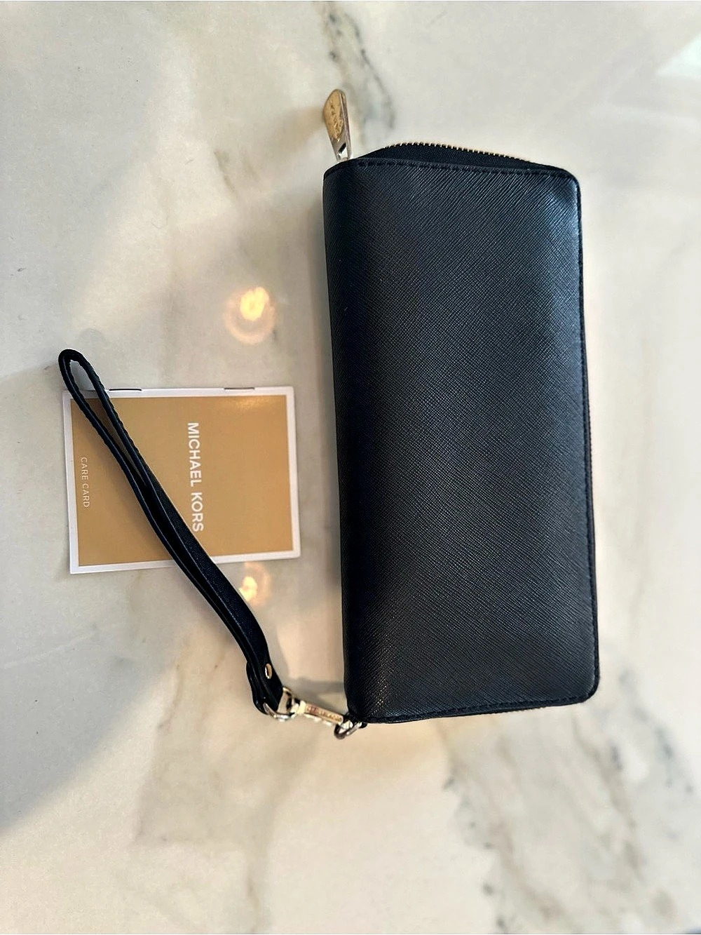 Michael Kors Jet Set Travel Large Saffiano Leather Continental Wristlet Wallet - Picture 3 of 8